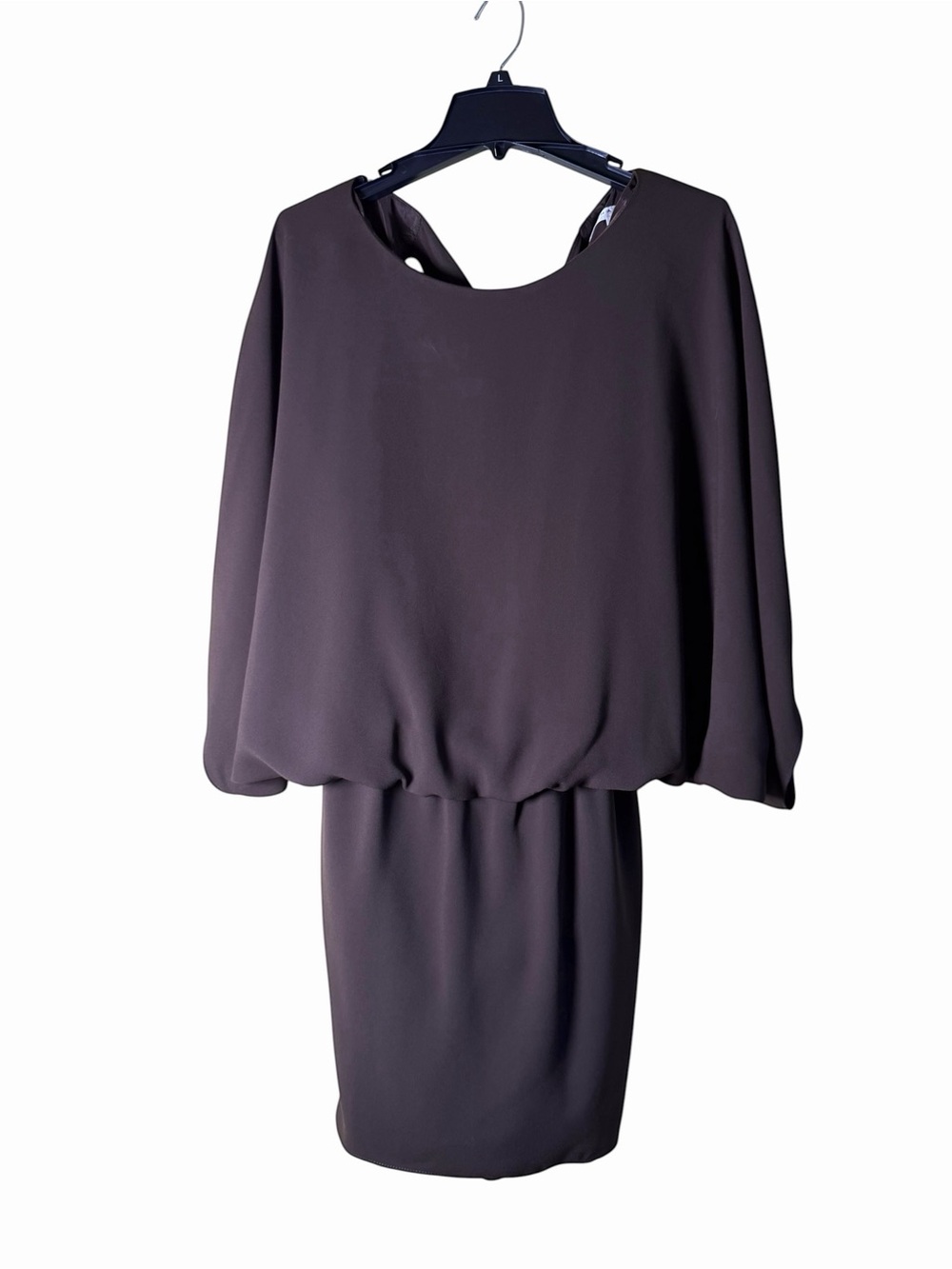 Trina Turk Brown Dolman Sleeve Mini Dress Size Small